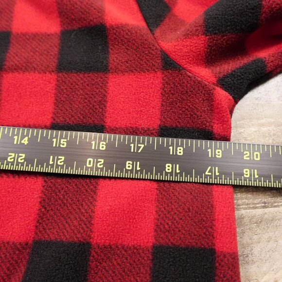 Sleepyheads buffalo check plaid pajama onesie women's large red black - Picture 7 of 12